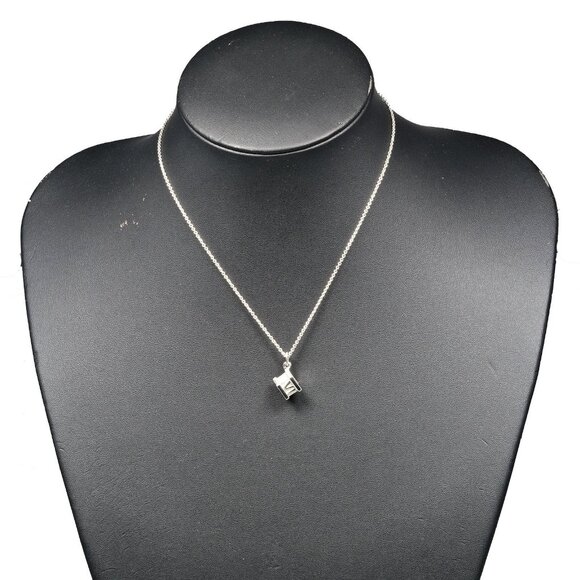 TIFFANY&Co. Atlas cube Necklace Silver925 7.18g Women - Picture 1 of 7